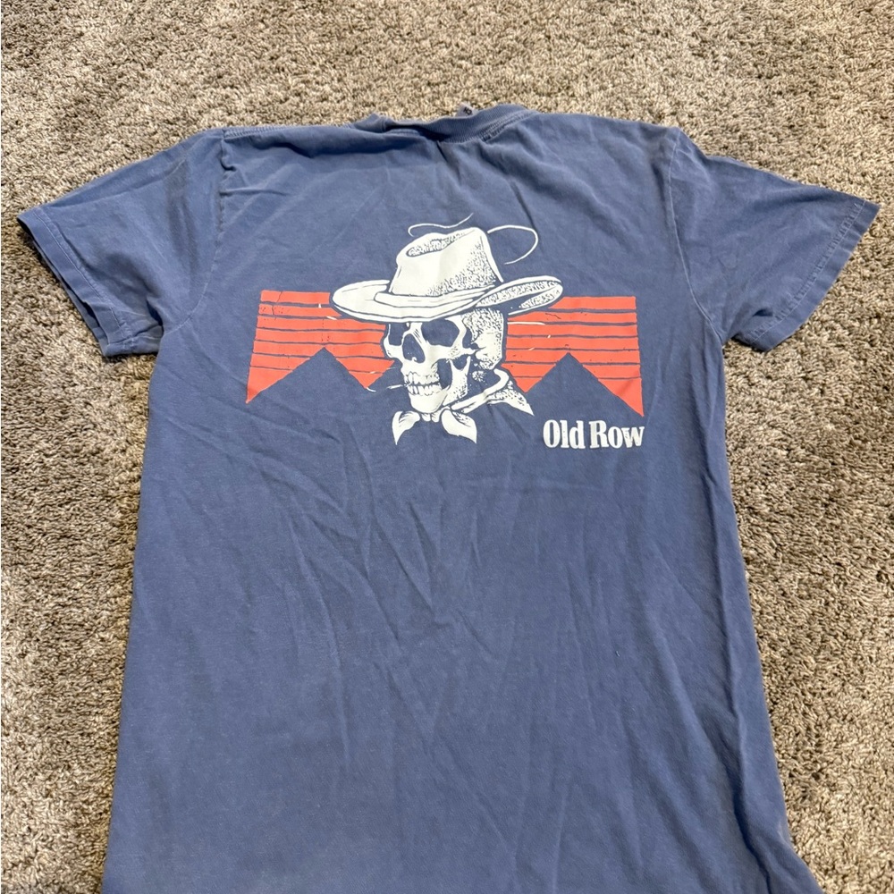 Old Row Blue Graphic T-Shirt